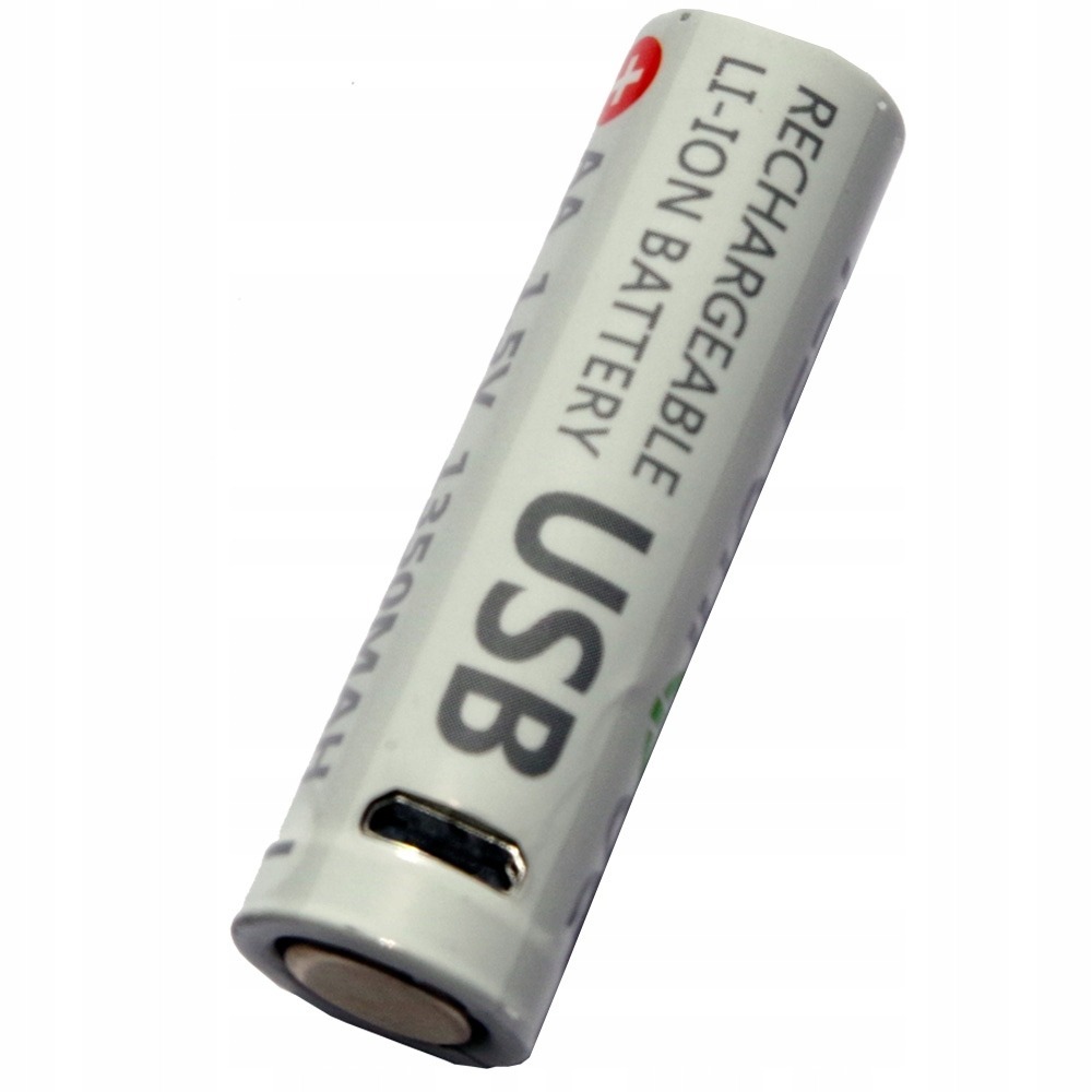 Akumulator AA 1.5V 1350MAH USB | Borki-Paduchy | Kup teraz na Allegro ...