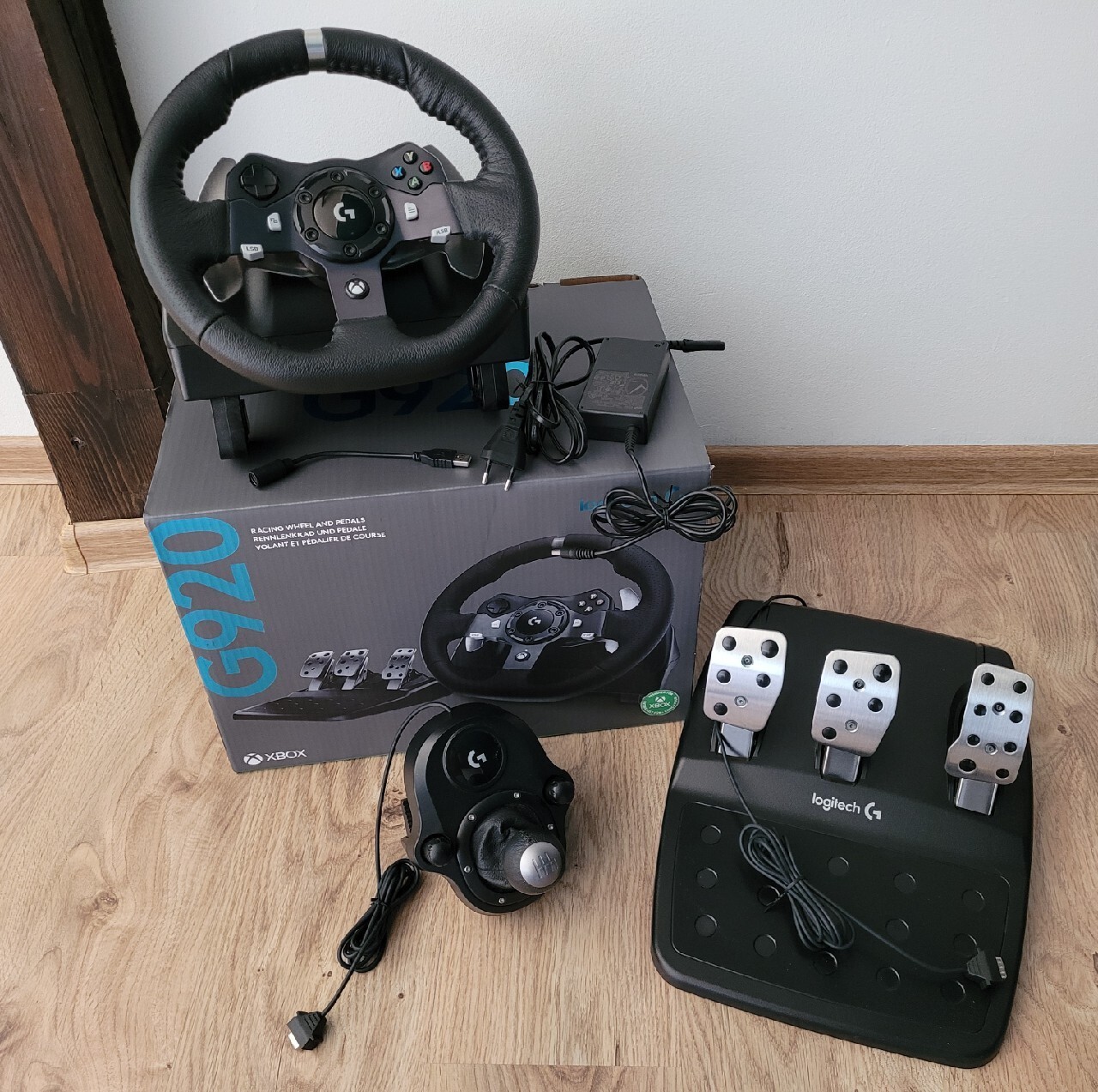 Kierownica Logitech G920 + shifter (na gwarancji) Baranów Kup teraz