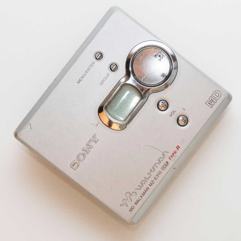 MiniDisc Sony Walkman MZE310 + 6 kaset Warszawa Licytacja na