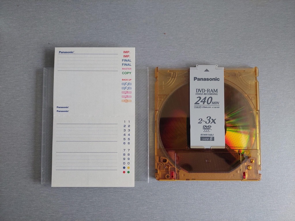 Płyta DVDRAM 240min Panasonic Katowice Kup teraz na Allegro Lokalnie