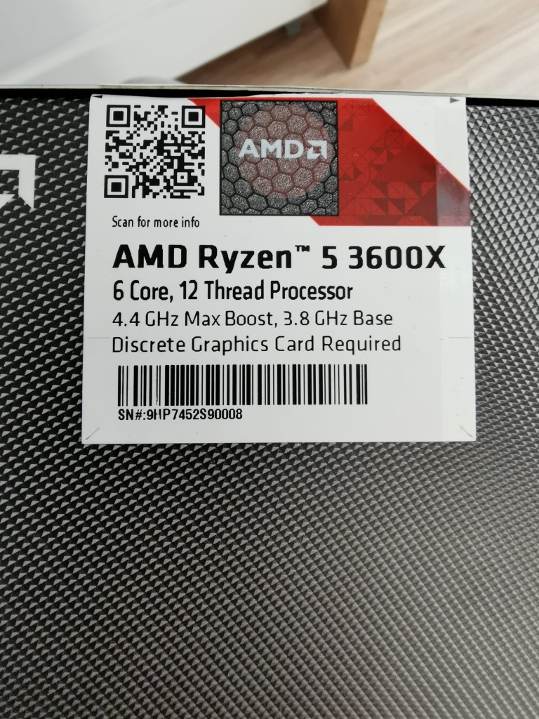 Procesor AMD Ryzen 5 3600X BOX z wentylatorem | Gryfice | Licytacja na ...