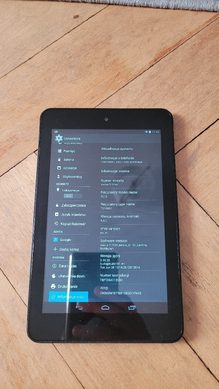 Tablet Dell Venue 7 T01C Łódź Kup teraz na Allegro Lokalnie