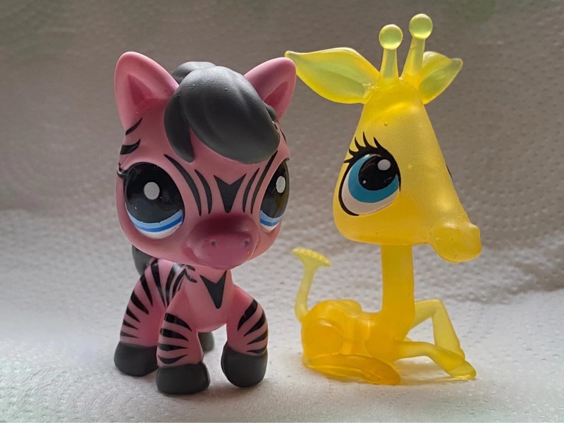 Littlest Pet Shop zebra 2078 żyrafa 3145 Lublin Kup teraz na