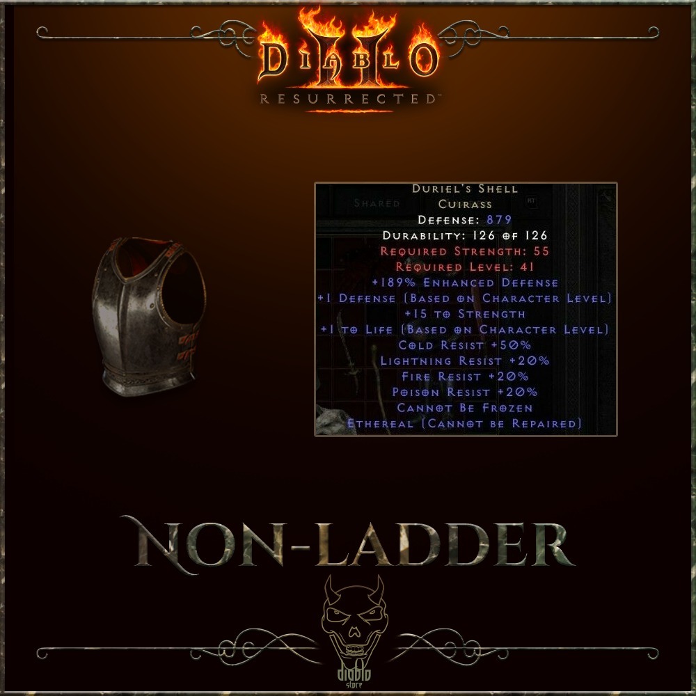 Diablo 2 Resurrected Eth Skorupa Duriel's Shell Kraków Kup teraz na