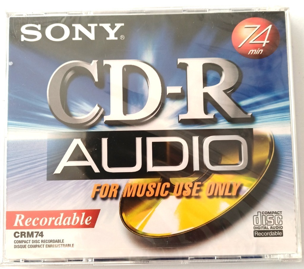 Płyta do nagrywania Sony CDR 74 Min audio folia | Nowy Sącz | Kup teraz ...