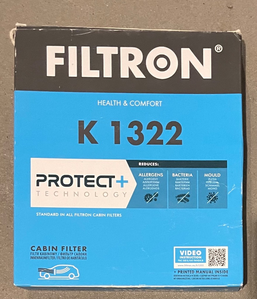 FILTRON ФІЛЬТР САЛОННИЙ K1322 