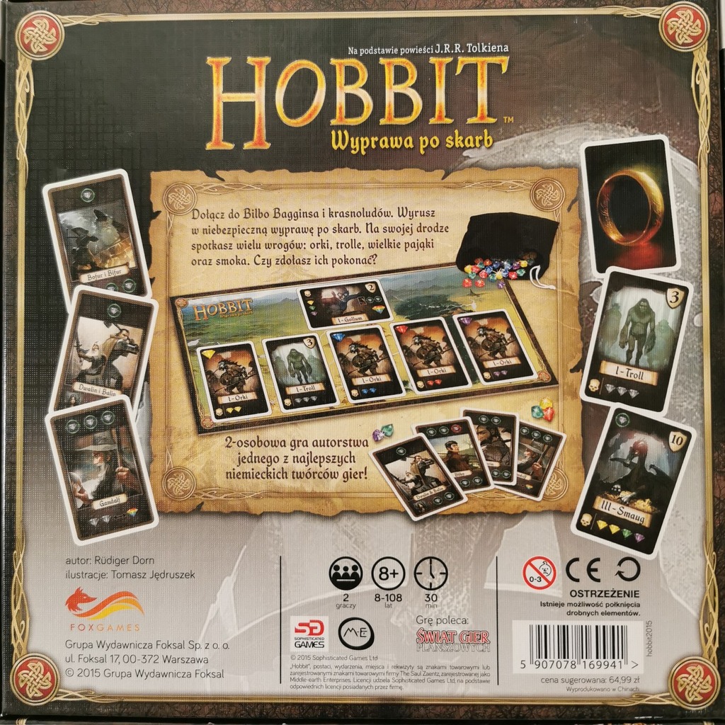 Licytacja Hobbit Wyprawa Po Skarb Gra Planszowa Foxgames Konstancin Jeziorna Allegro Lokalnie