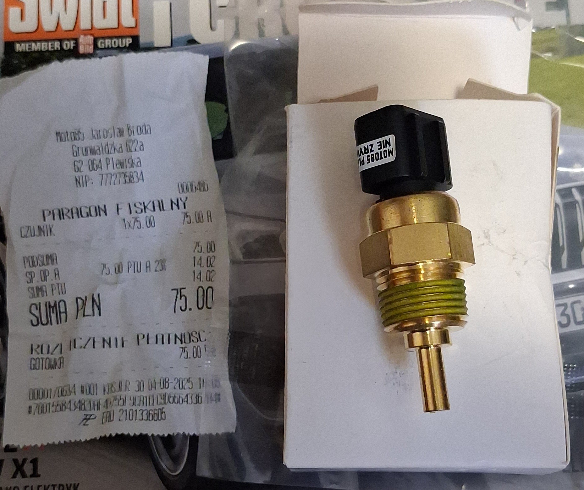 ДАТЧИК ТЕМПЕРАТУРИ РІДИНИ ОХОЛОДЖЕННЯ OE 3922038030 HYUNDAI KIA 