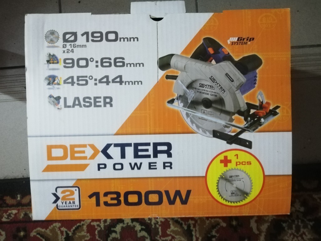 Pilarka tarczowa DEXTER NC1300CS 1300W | Szczecin | Kup teraz na ...
