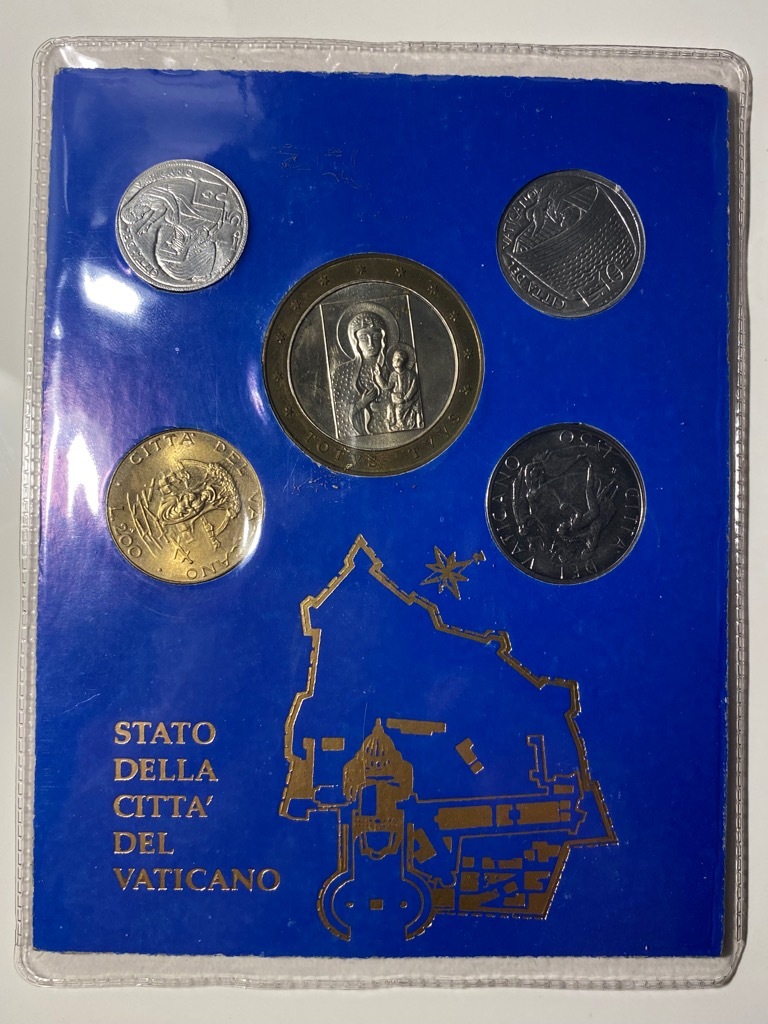 Souvenir Vaticano 5 Coins Set & 2 stamps Legionowo Kup teraz na Allegro Lokalnie