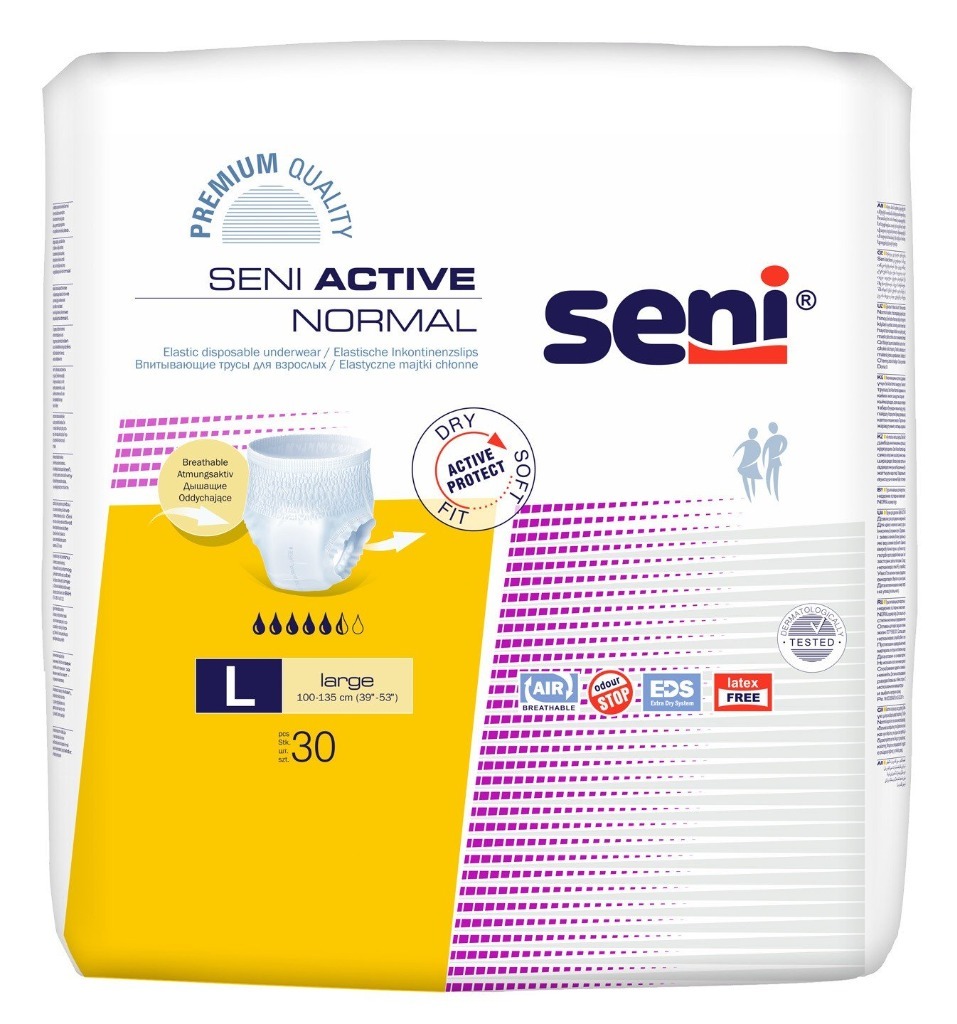SENI ACTIVE NORMAL Трусы без застежки L 30 шт.