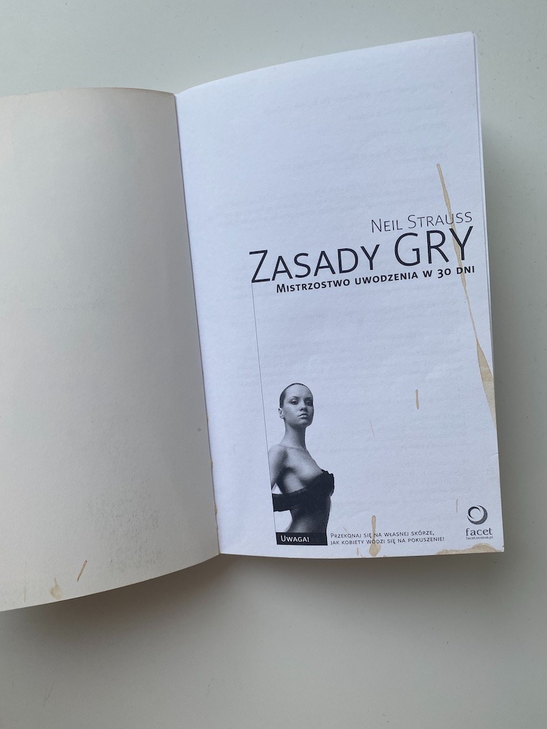 Zasady Gry Neil Strauss Unikat Kup Teraz Za 89 00 Zl Wroclaw Allegro Lokalnie