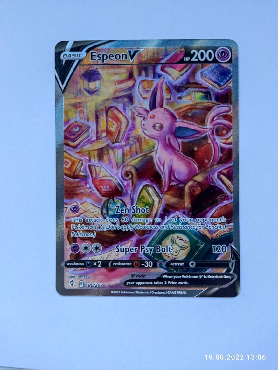 Espeon V alt art M/NM pokemon TCG Bąkówka Kup teraz na Allegro Lokalnie