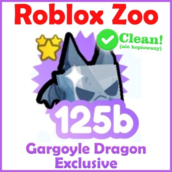 Gargoyle Dragon Exclusive Pet Simulator X! Gdańsk Kup teraz na