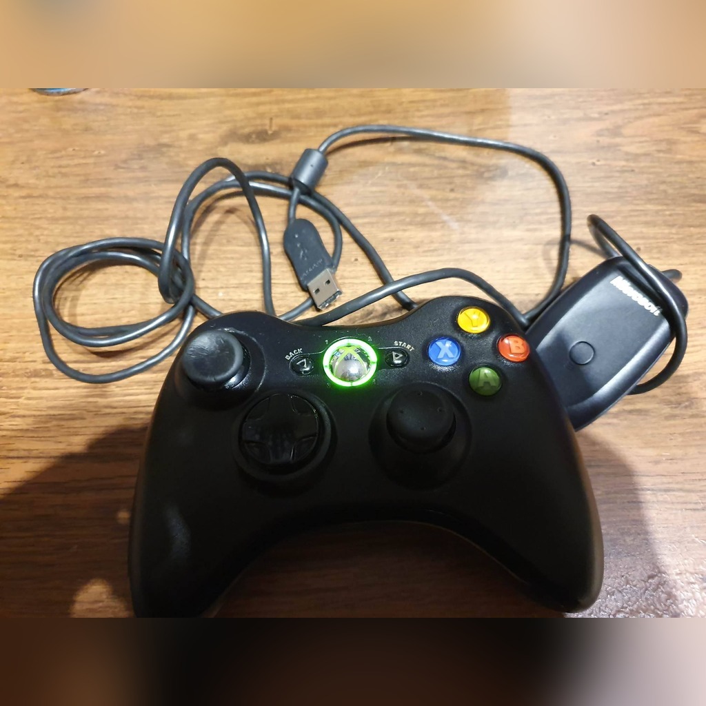 pad XBOX 360 + adapter PC BCM Choszczno Licytacja na Allegro Lokalnie