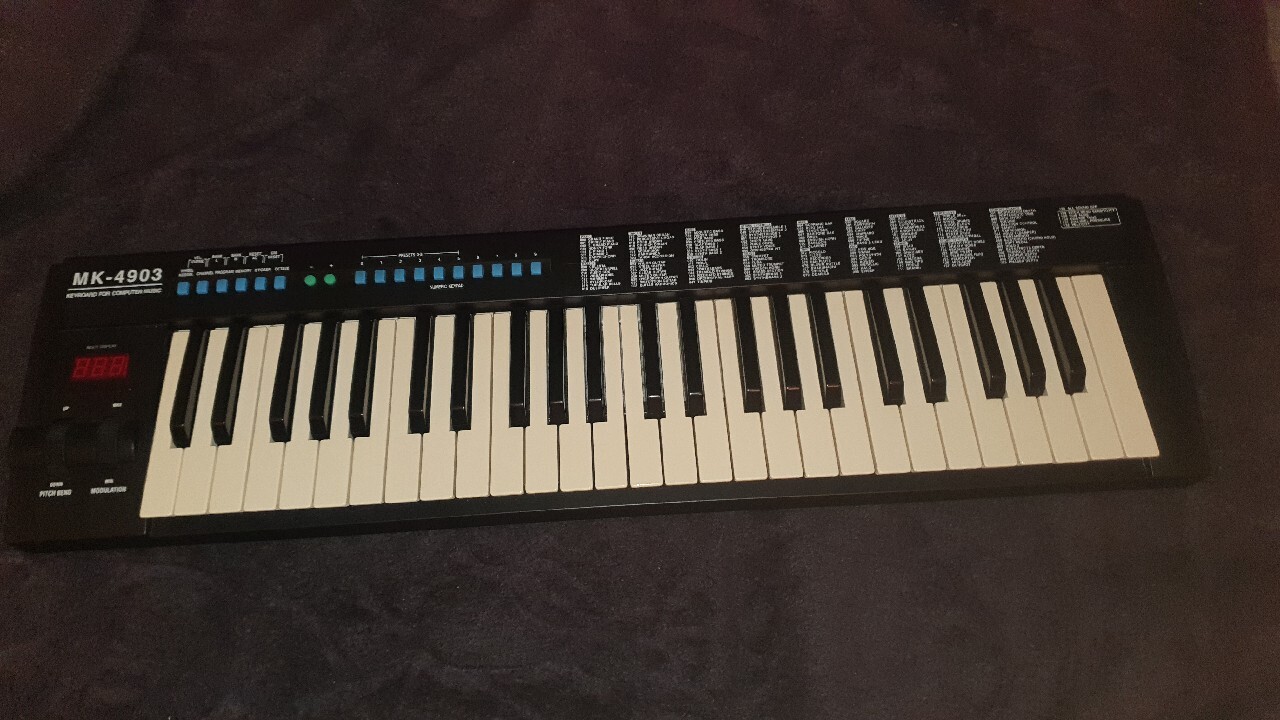 Keyboard midi MK4903 do muzyki komputerowej Mielec Licytacja na