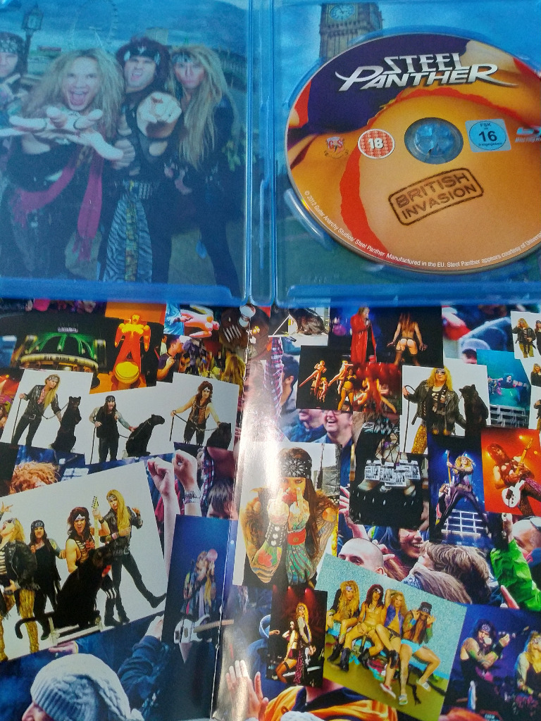 STEEL PANTHER (BLURAY). BRITISH INVASION Łódź Kup teraz na Allegro