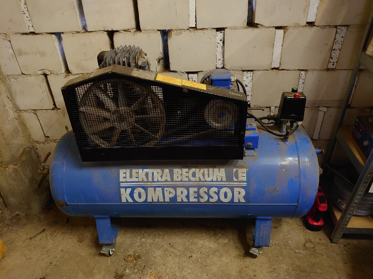 Kompresor Elektra Beckum 250 litr Tarnów Kup teraz na Allegro Lokalnie