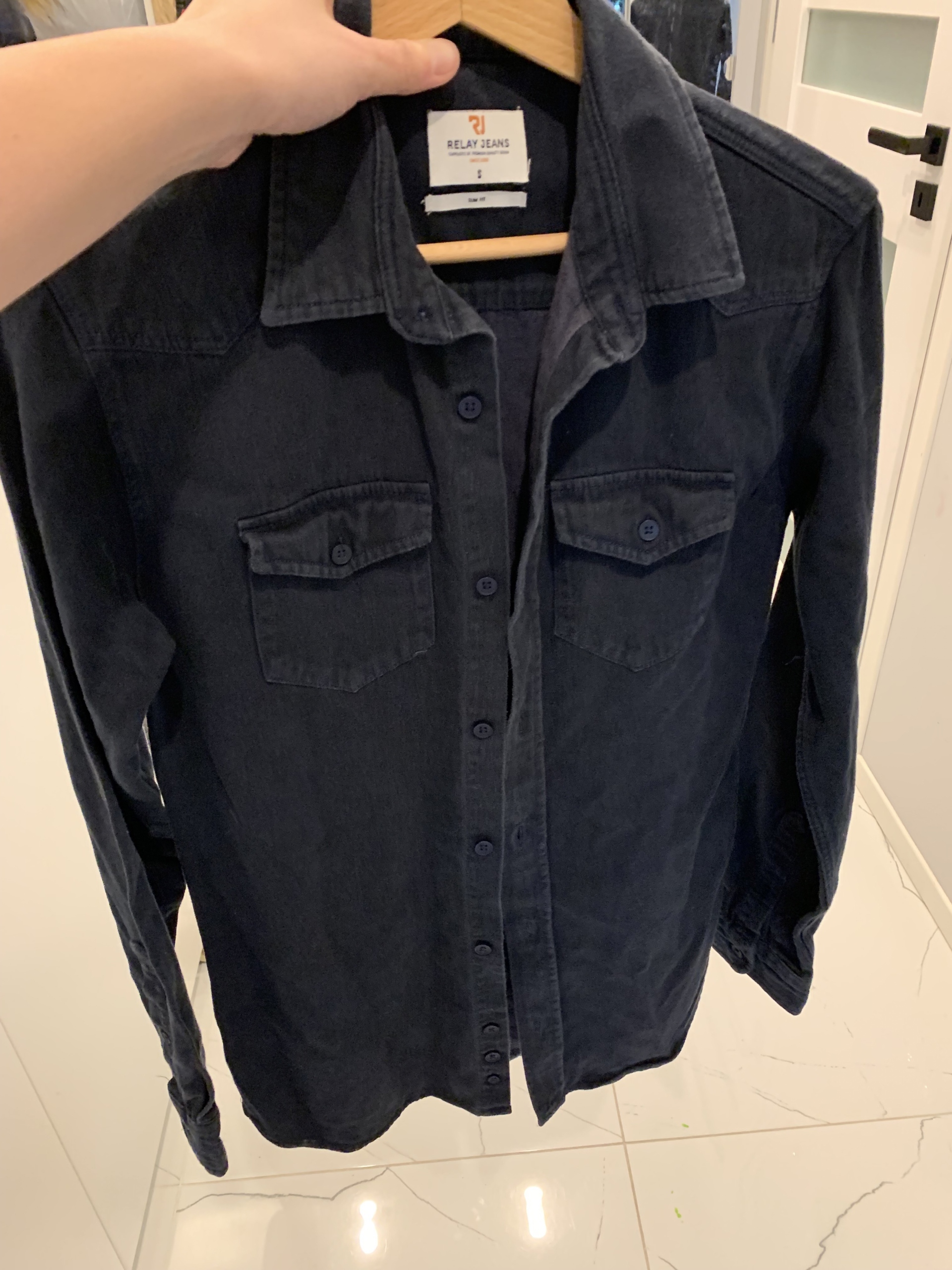 Relay jeans koszula męska rozmiar S 100 cotton Rzeszów Licytacja