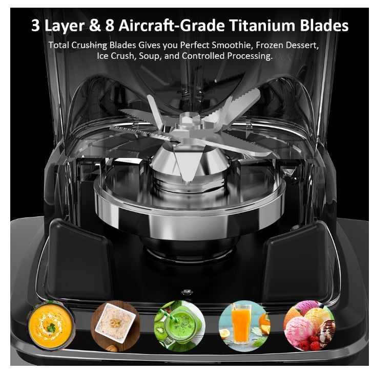 Blender kielichowy Homgeek NY8608MC 2000 W czarny Kielce Kup teraz