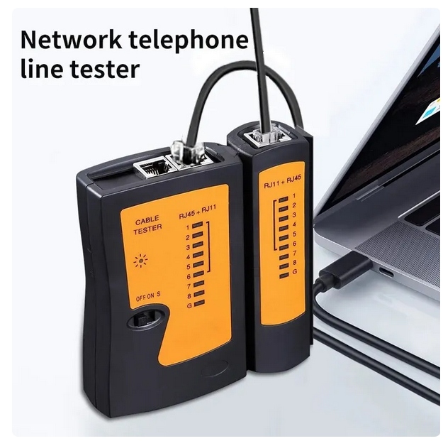 Tester przewodów Ethernet LAN RJ45 RJ11 | Skoki | Kup teraz na Allegro ...