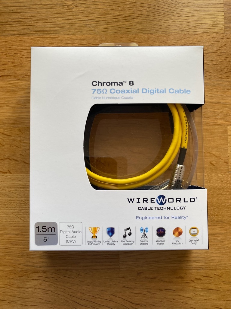 Wireworld Chroma 8 Coaxial 1,5m Warszawa Kup teraz na Allegro Lokalnie