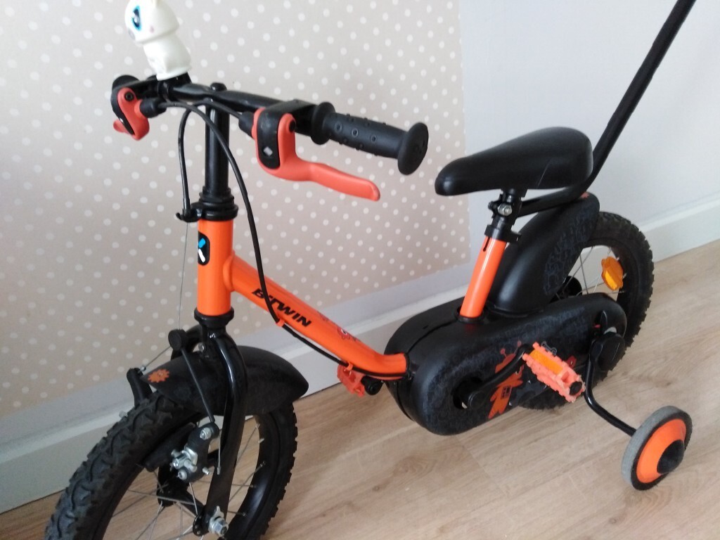 B twin 14 cali kółka boczne z decathlon rower Poznań Ogłoszenie na