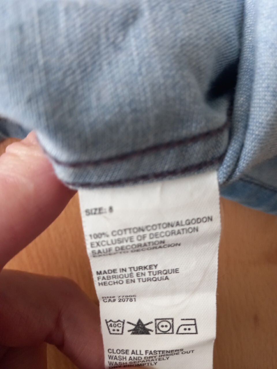 20781 tommy hilfiger