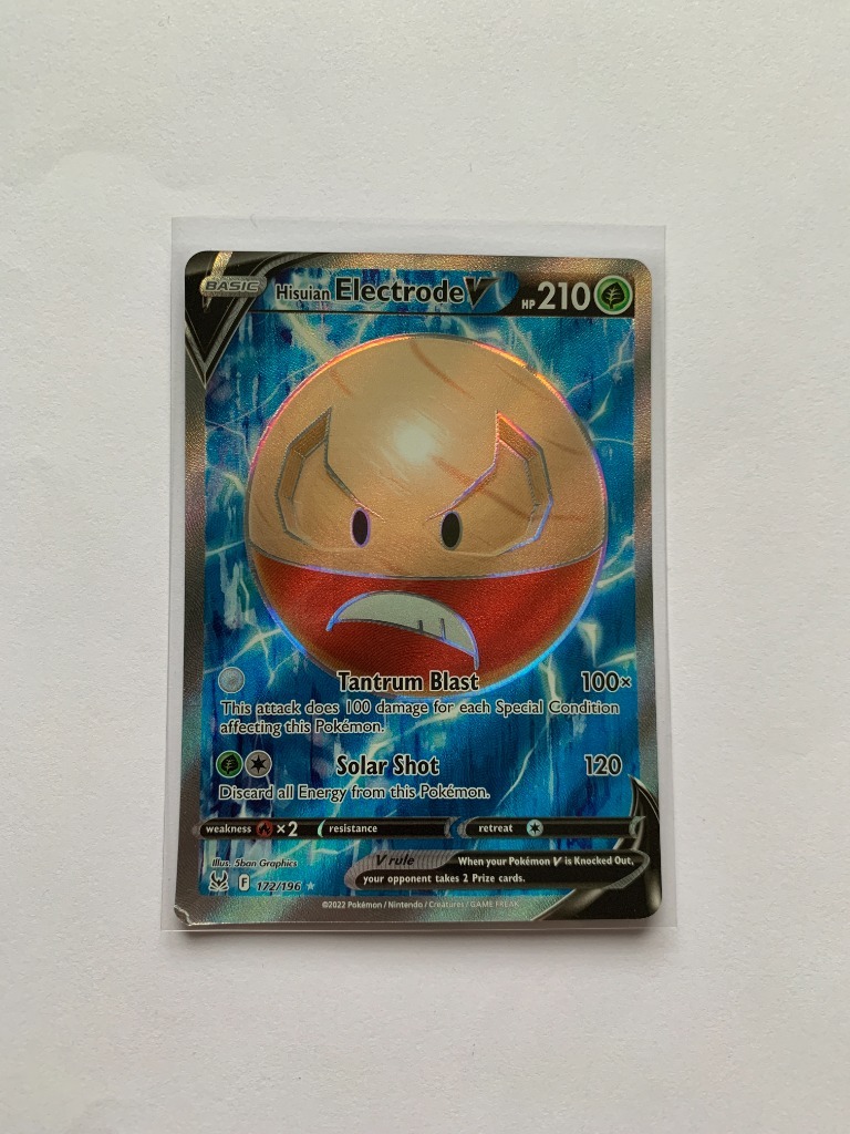 Hisuian Electrode V 172/196 Pokemon Lost Origin Warszawa Kup teraz na Allegro Lokalnie
