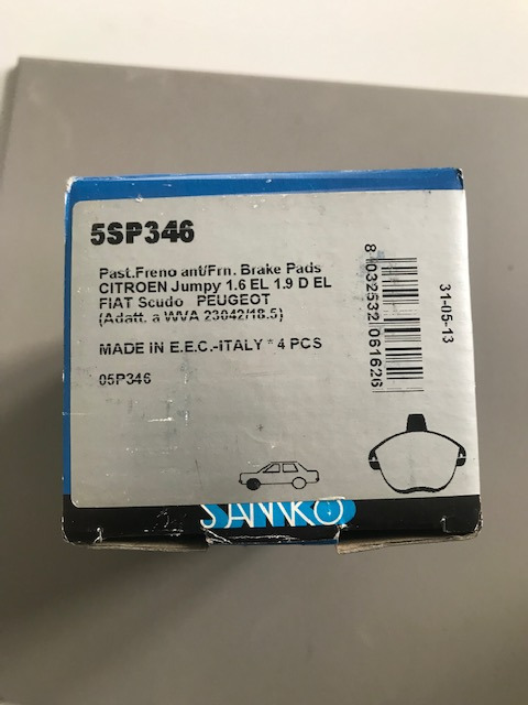 ПРОДАМ КОЛОДКИ ГАЛЬМІВНЕ SAMKO 5SP346 
