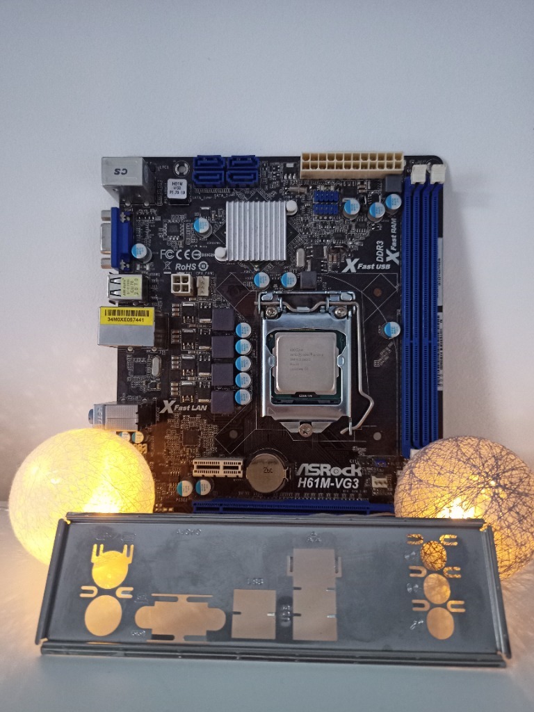 Płyta główna ASRock H61M-VG3 H61 mini ITX 1155 X16 | Gdynia | Kup teraz ...