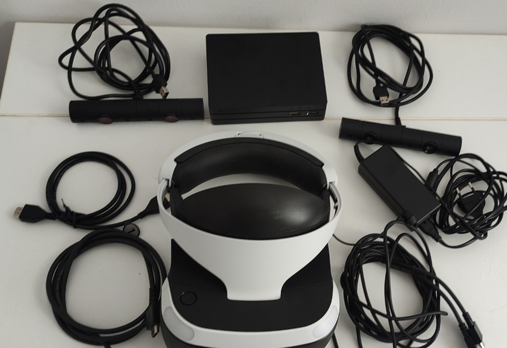 zestaw gogle sony ps4 vr + 2 kamery Warszawa Kup teraz na Allegro