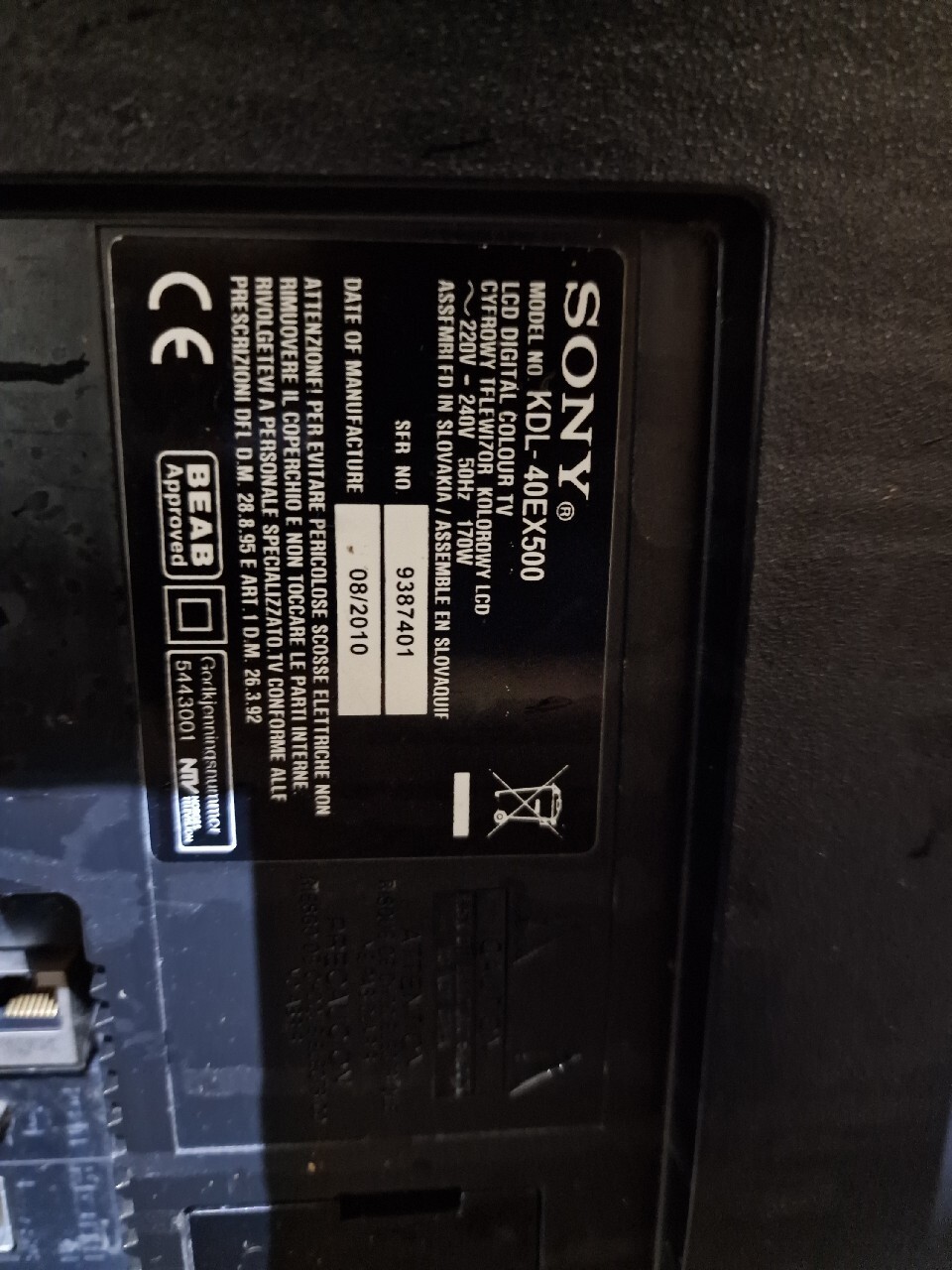 Sony kdl40ex500 Gostyń Kup teraz na Allegro Lokalnie