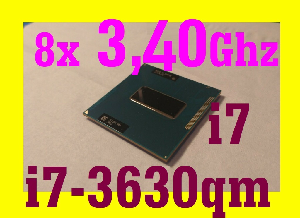 I7-3630qm socket G2 sr0ux fcpga988 intel procesor | Gdańsk | Kup teraz ...