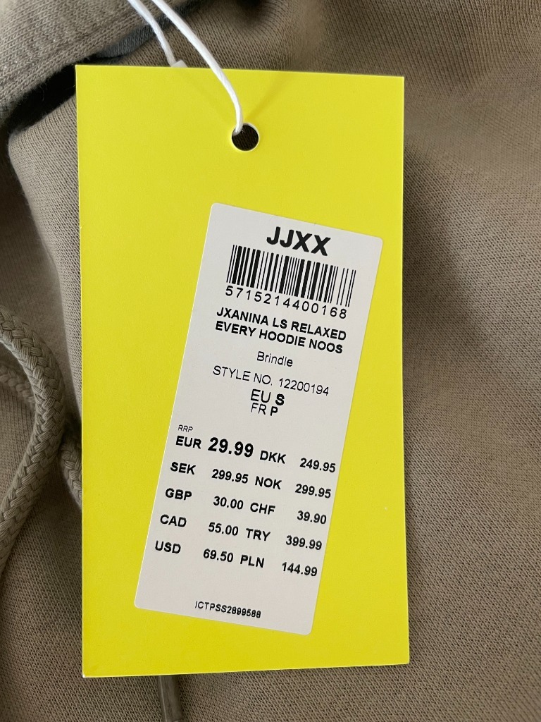 Zdjęcie oferty: Bluza z kapturem damska kremowa JJXX r.S