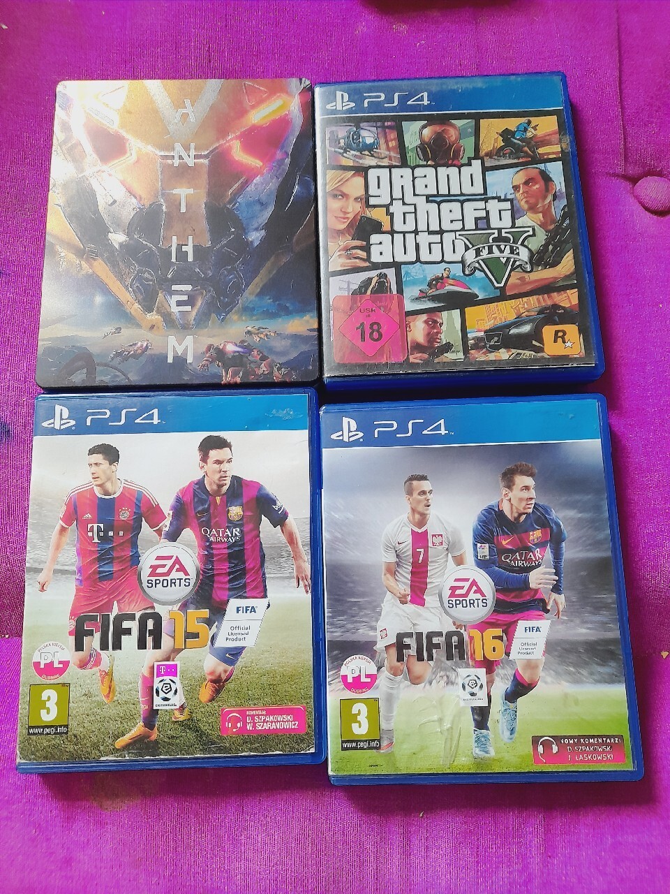 Gry ps4 GTA 5 i inne Widuchowa Licytacja na Allegro Lokalnie