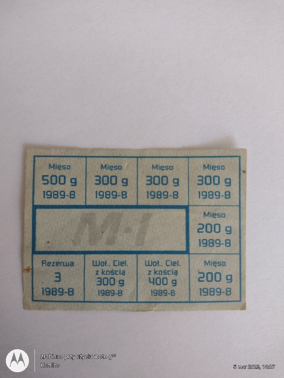 Kartki na Mięso PRL inalne | Reda | Kup teraz na Allegro Lokalnie
