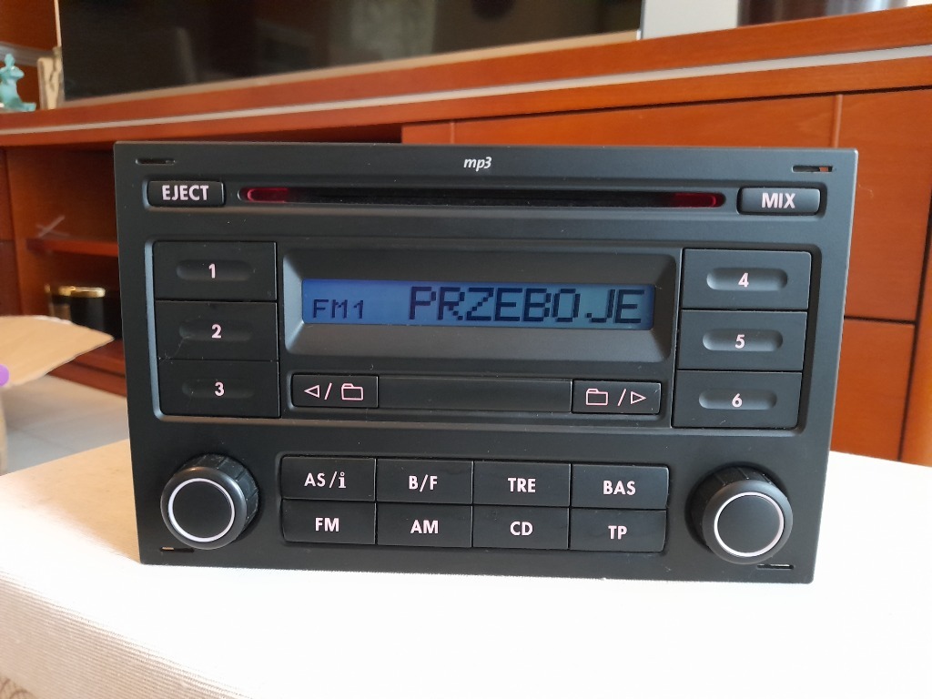 Radio VW RCD 200 MP3 Polo Golf Passat T5 FOX | Koszalin | Kup teraz na  Allegro Lokalnie