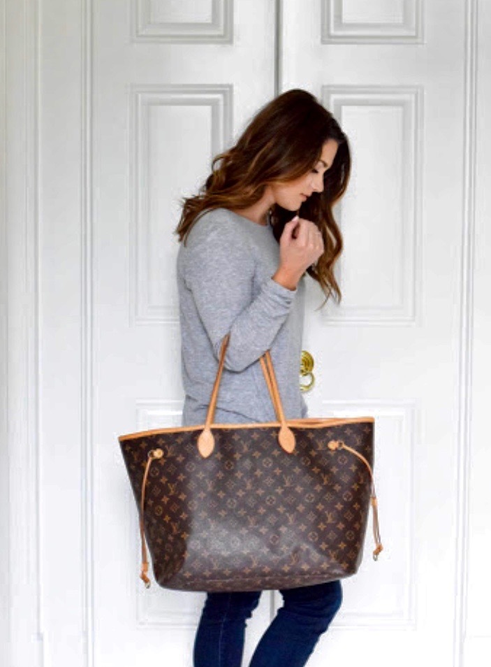 torebka Louis Vuitton NEVERFULL GM oryginal rachun - 8571045264 - oficjalne  archiwum Allegro