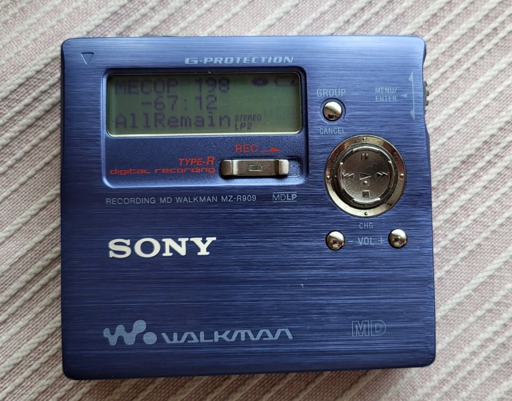 Recording MD Walkman Sony MZ R909 Strzelin Kup teraz na Allegro
