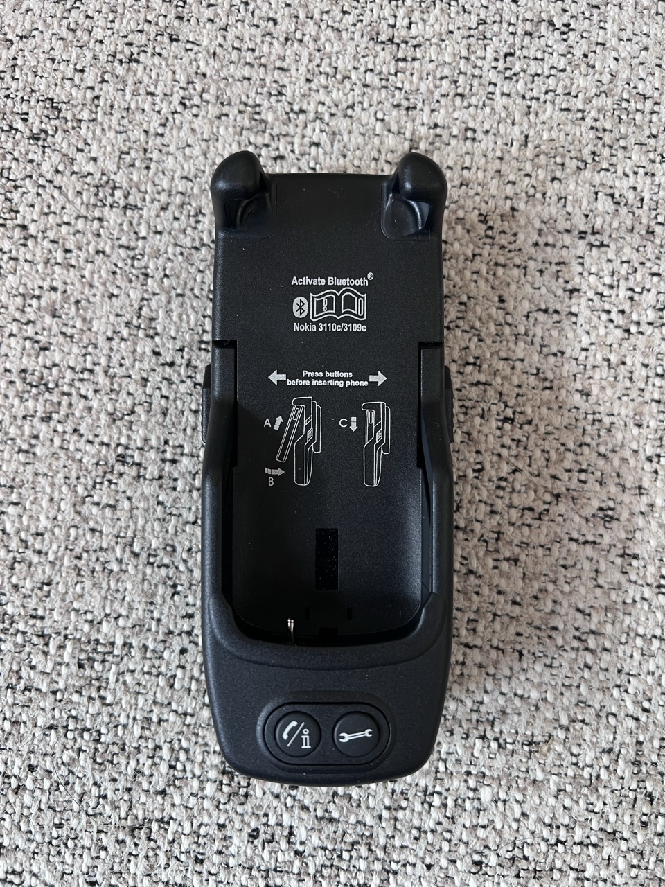 VOLKSWAGEN NOKIA 3110C/3109C ORYG. КРІПЛЕННЯ АДАПТЕР TELEFONICZNY BLUETOOTH 