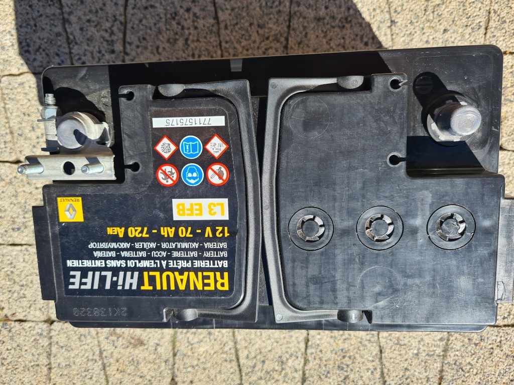 Аккумулятор renault 70ah 720a