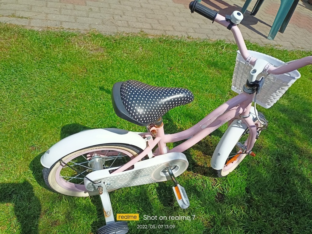 Rower Sun Baby HEART BIKE 14" Biały, Różowy Mrozów Kup teraz na