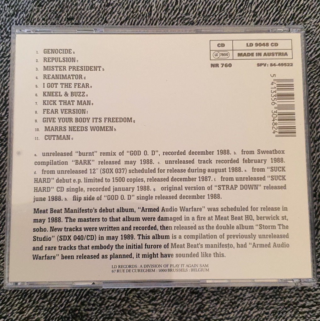 MEAT BEAT MANIFESTO ARMED AUDIO WARFARE Radom Kup teraz na