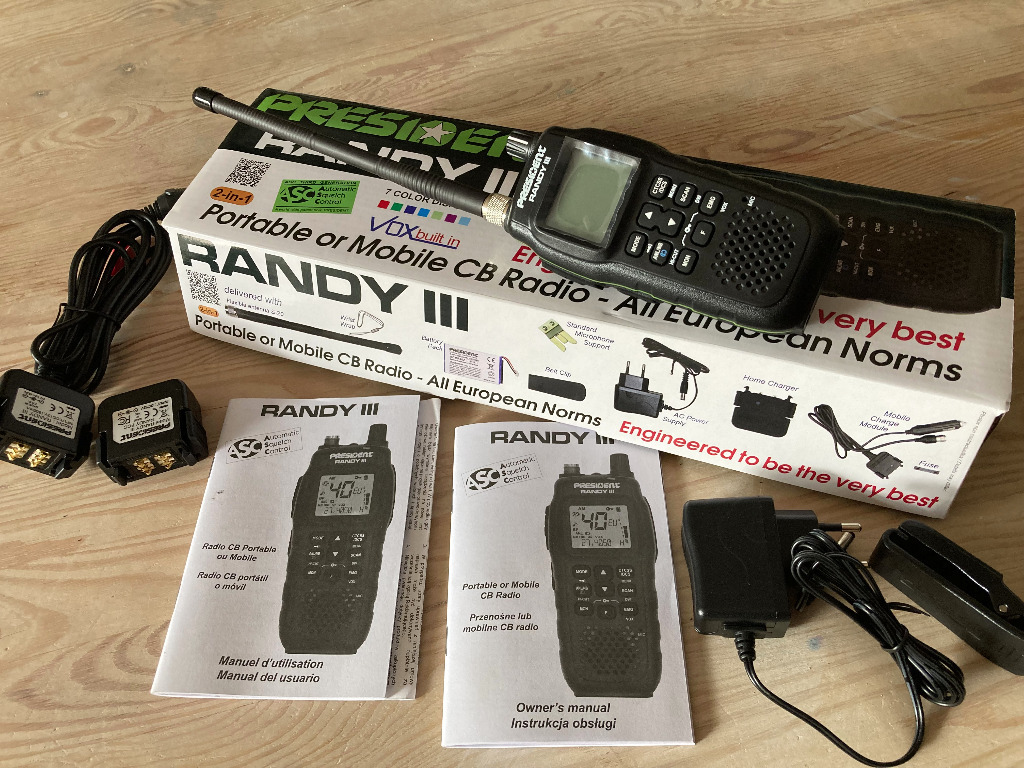 PRESIDENT RANDY III CB radio ręczne przenośne Henryków Kup teraz na