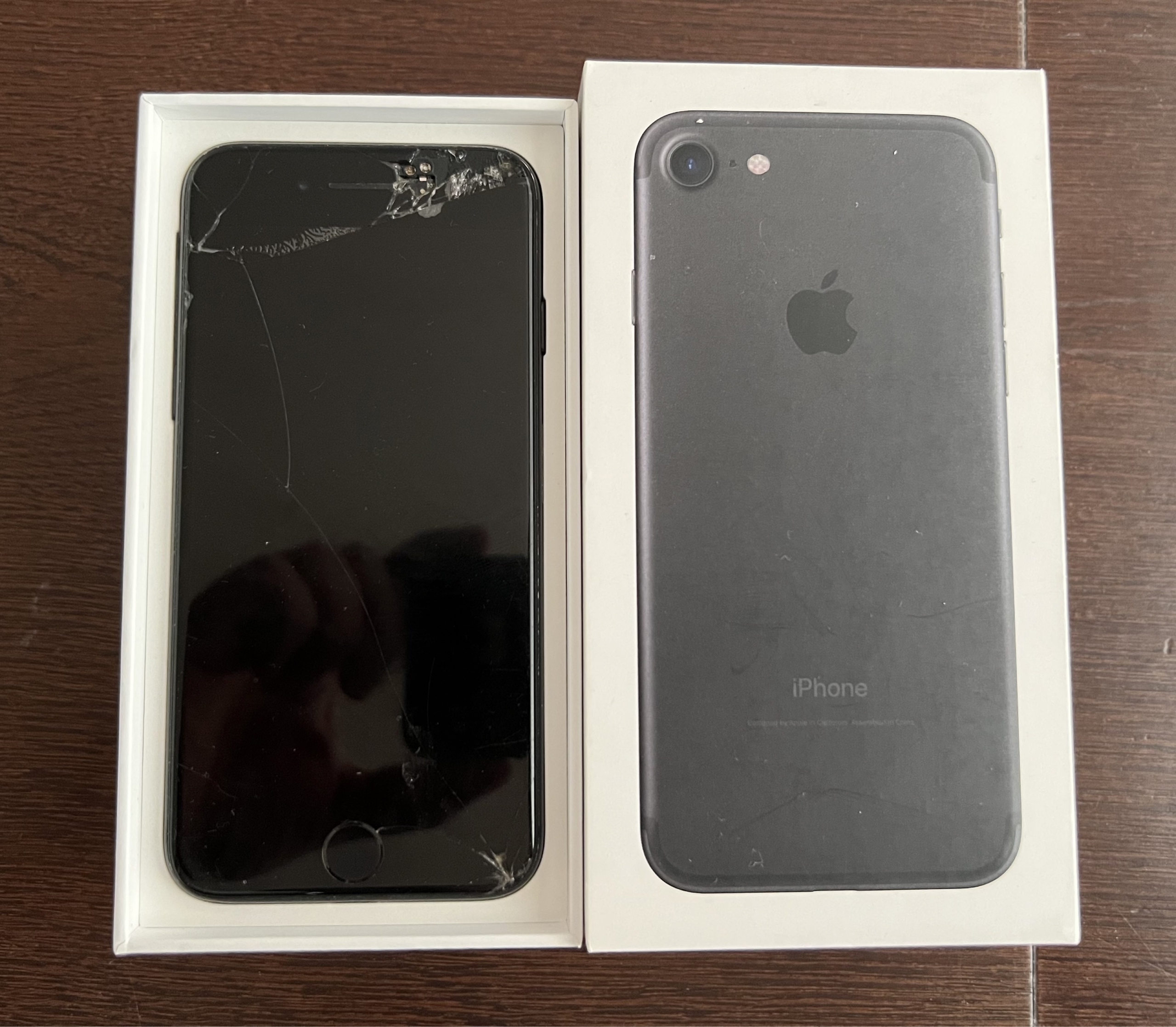 iPhone 7 32GB Black/czarny, pęknięty ekran | Gdynia | Kup teraz na