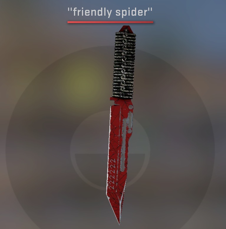 CS GO knife paracord crimson web STWW dobry float Katowice Kup