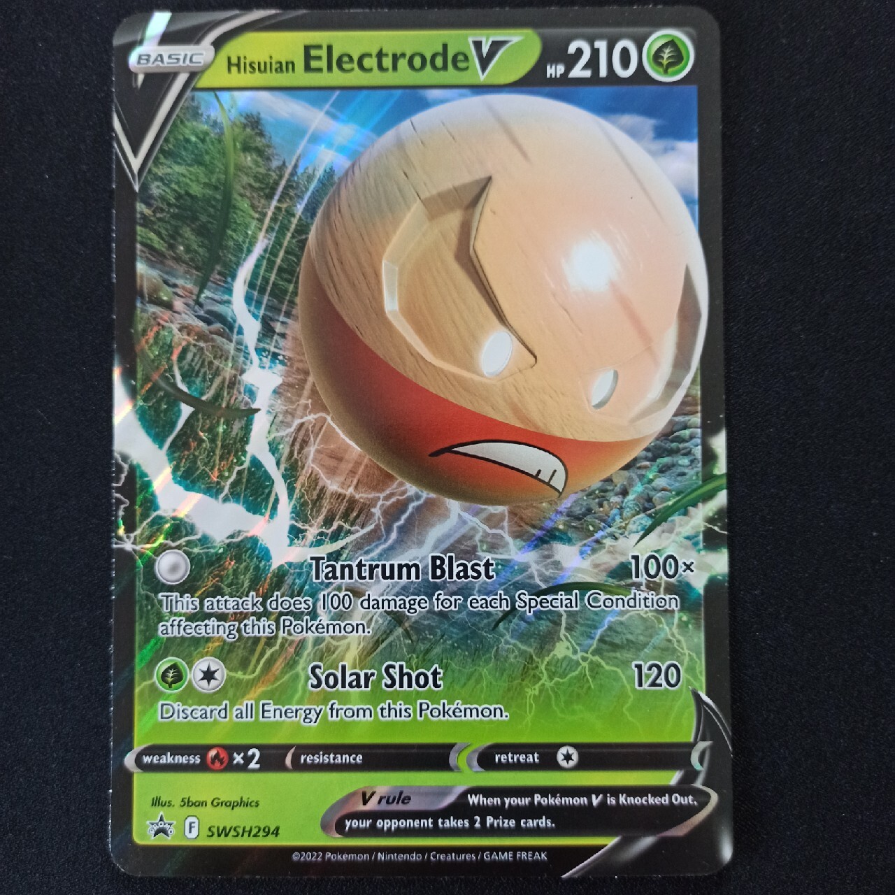 Pokémon Hisuian Electrode V promo swsh294 jumbo Gdynia Kup teraz na