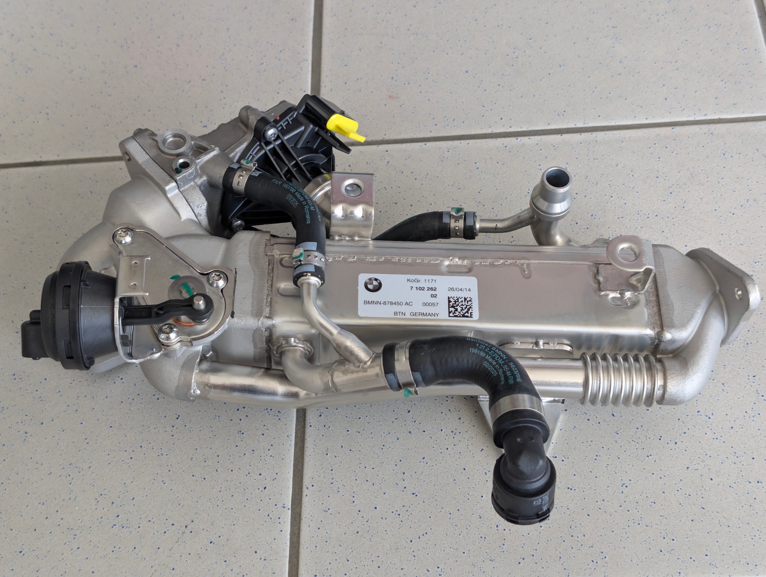МОДУЛЬ РЕЦИРКУЛЯЦІЇ ВИХЛОПНИХ ГАЗІВ BMW OE 11717102262 PO ZMIANACH 