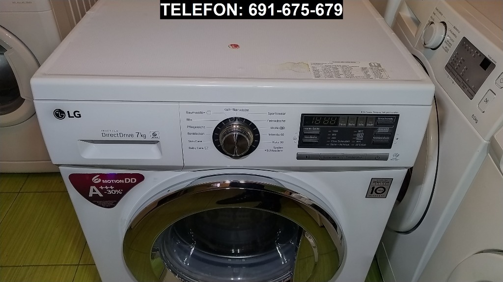 Pralka automatyczna LG Direct Drive 7 kg 1400ob Dobrzyń nad Wisłą Ogłoszenie na Allegro